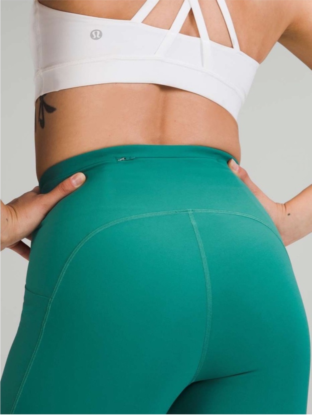 Lululemon Swift Speed High-Rise Crop 23" Teal Lagoon Green size 6 - Picture 4 of 16